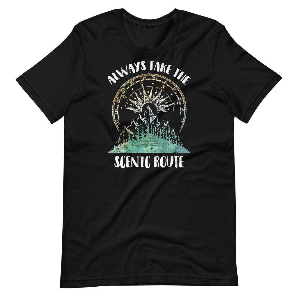 Always Take Scenic Route Outdoor Trip Adventure Unisex product image 1