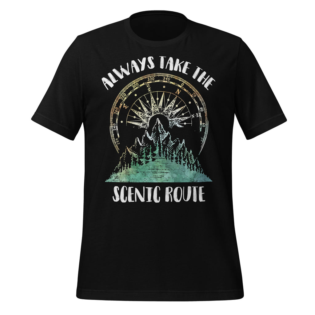 Always Take Scenic Route Outdoor Trip Adventure Unisex product image 2