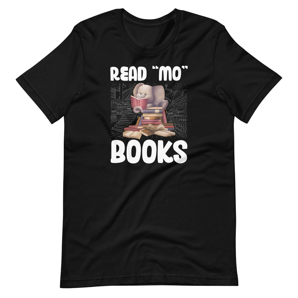 Read Books Elephant - More Reading Lovers Unisex T-Shirt product image 1