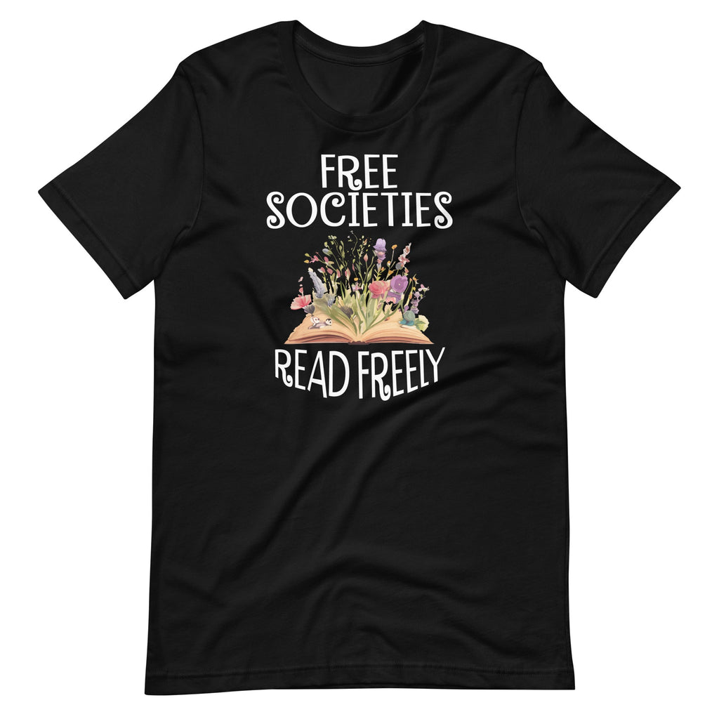 Free Societies Read Freely Bookworm Reading Book Lover product image 1