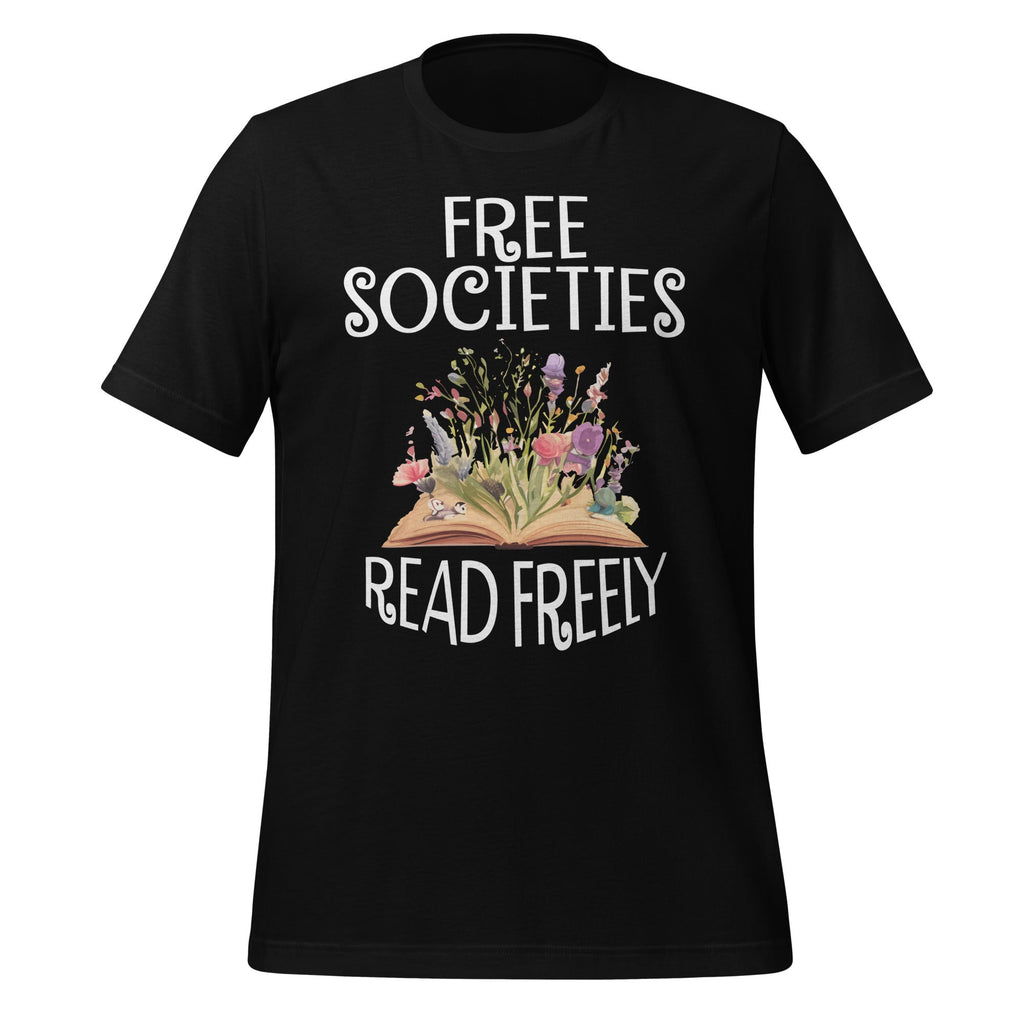 Free Societies Read Freely Bookworm Reading Book Lover product image 2