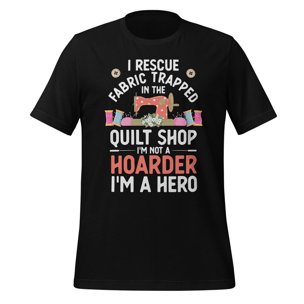 I Rescue Fabric Trapped In Quilt Shop Sewer Sewing Machine product image 1