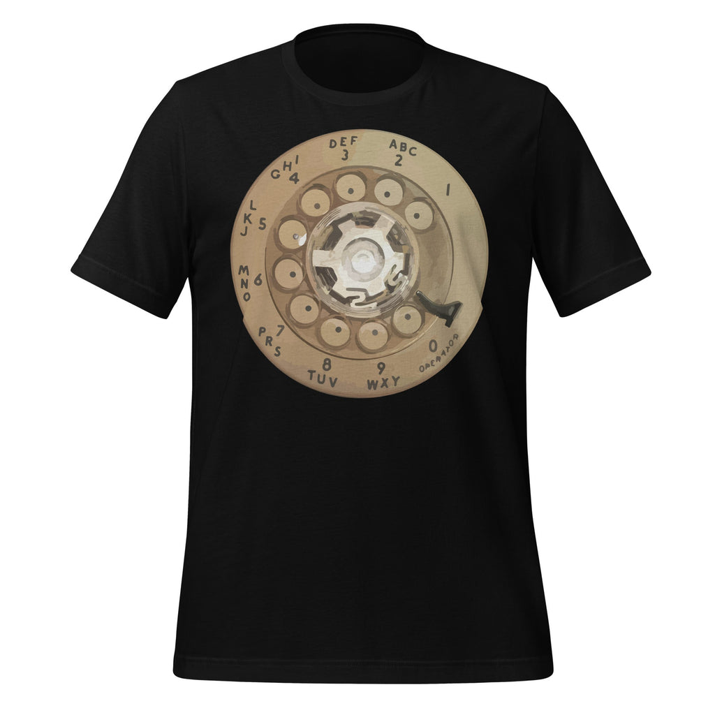 Vintage Retro Rotary Dial Phone Graphic Art Unisex T-Shirt product image 2