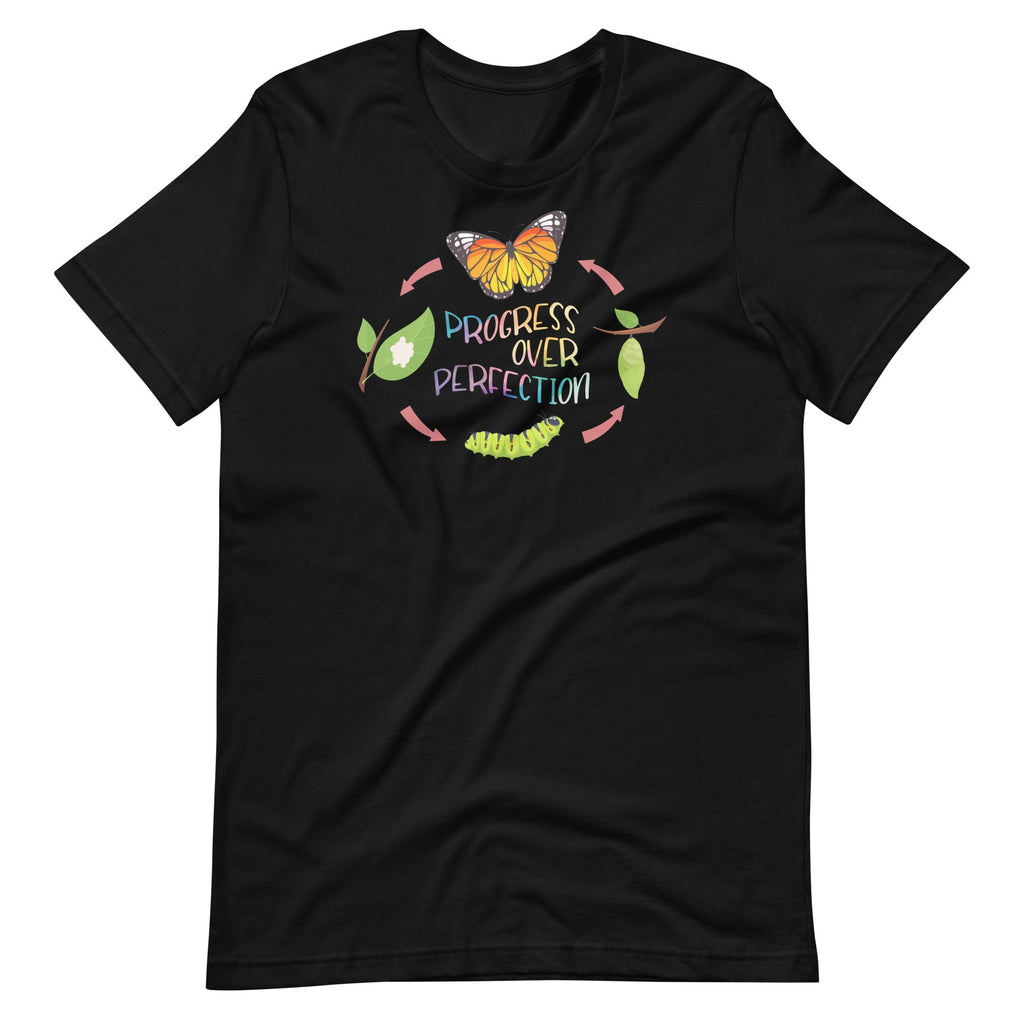 Progress Over Perfection Caterpillar Back To School Teacher product image 1