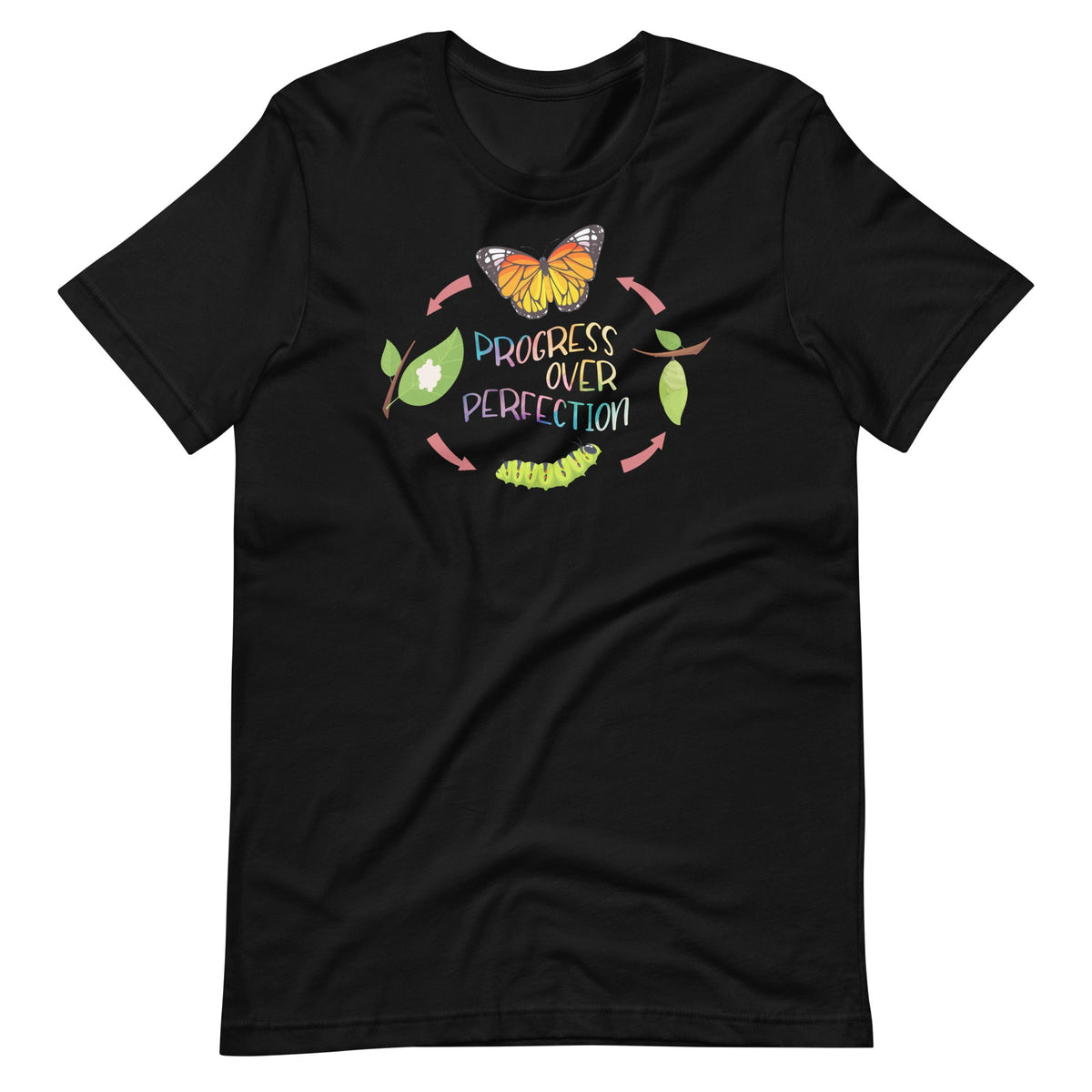Progress Over Perfection Caterpillar Back To School Teacher product image 1
