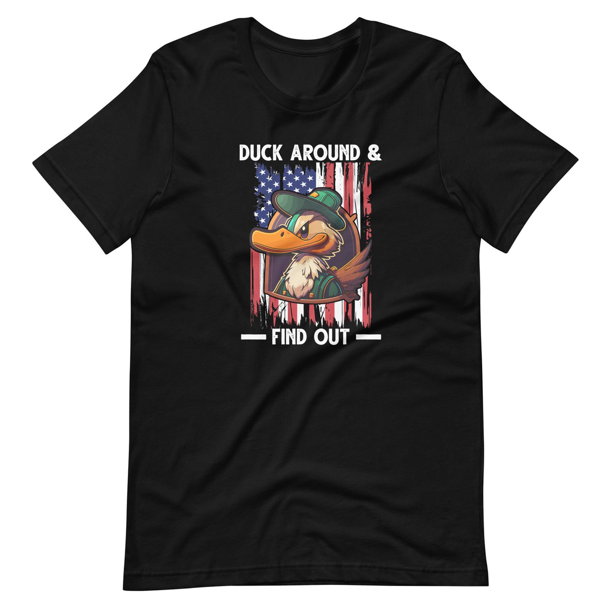 Duck Around And Find Out Animal Sarcastic Unisex T-Shirt product image 1