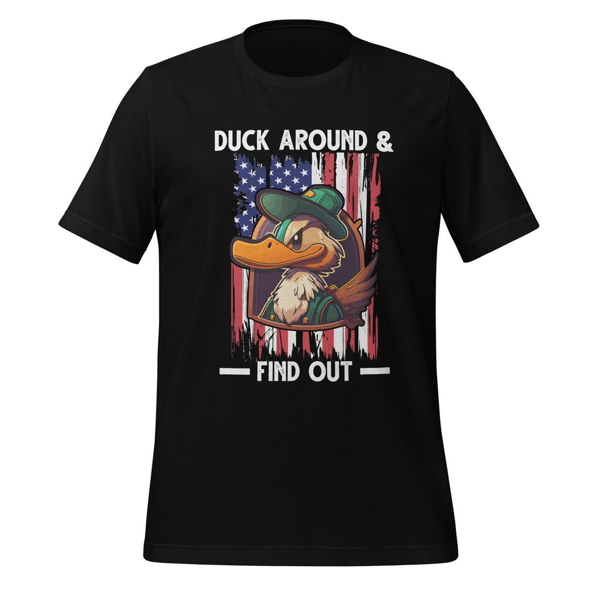 Duck Around And Find Out Animal Sarcastic Unisex T-Shirt product image 2