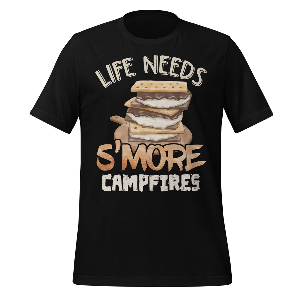 Life Needs S'more Campfires Funny Food Dessert Lover Unisex product image 2