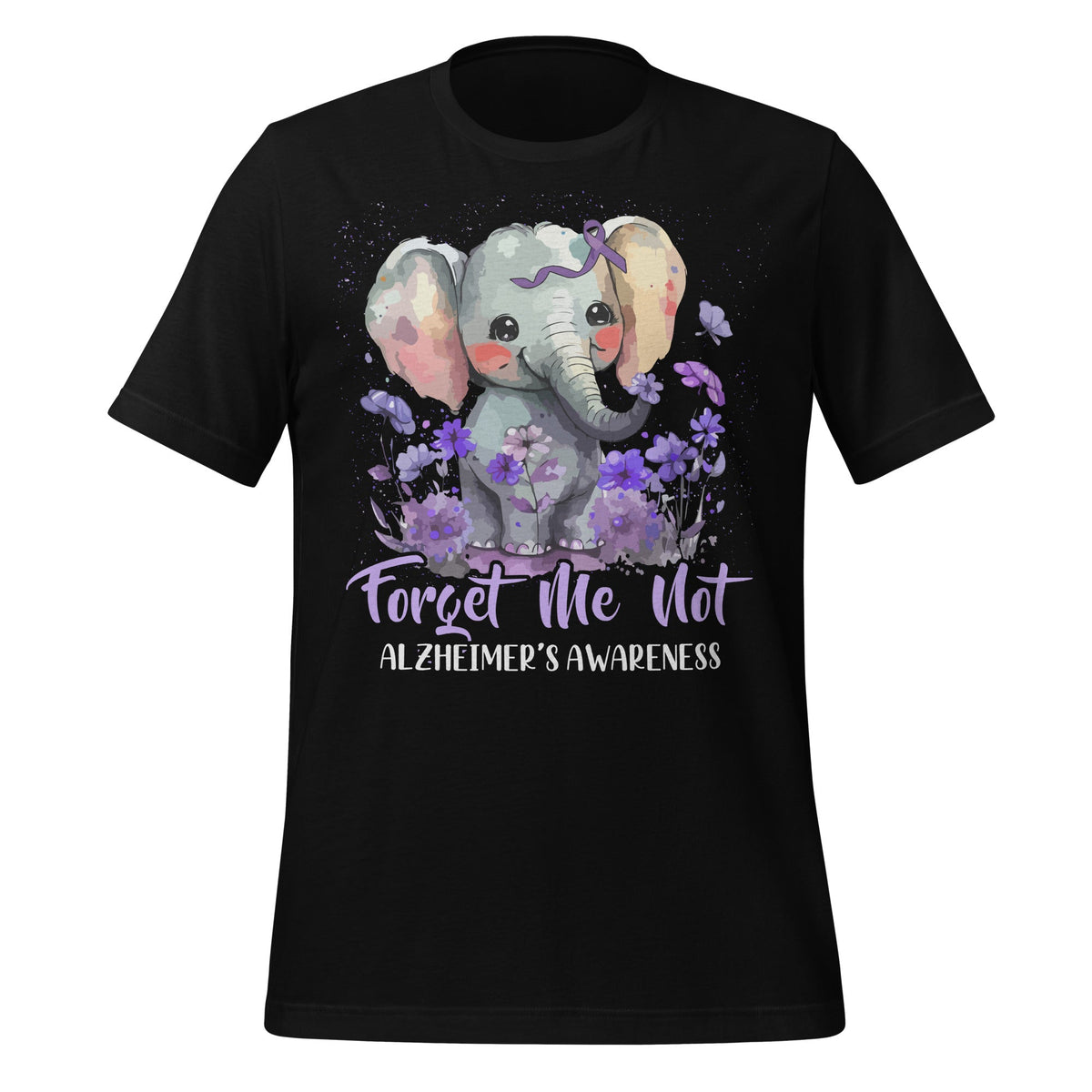 Elephant Flower Forget Me Not Alzheimers Awareness Month product image 2