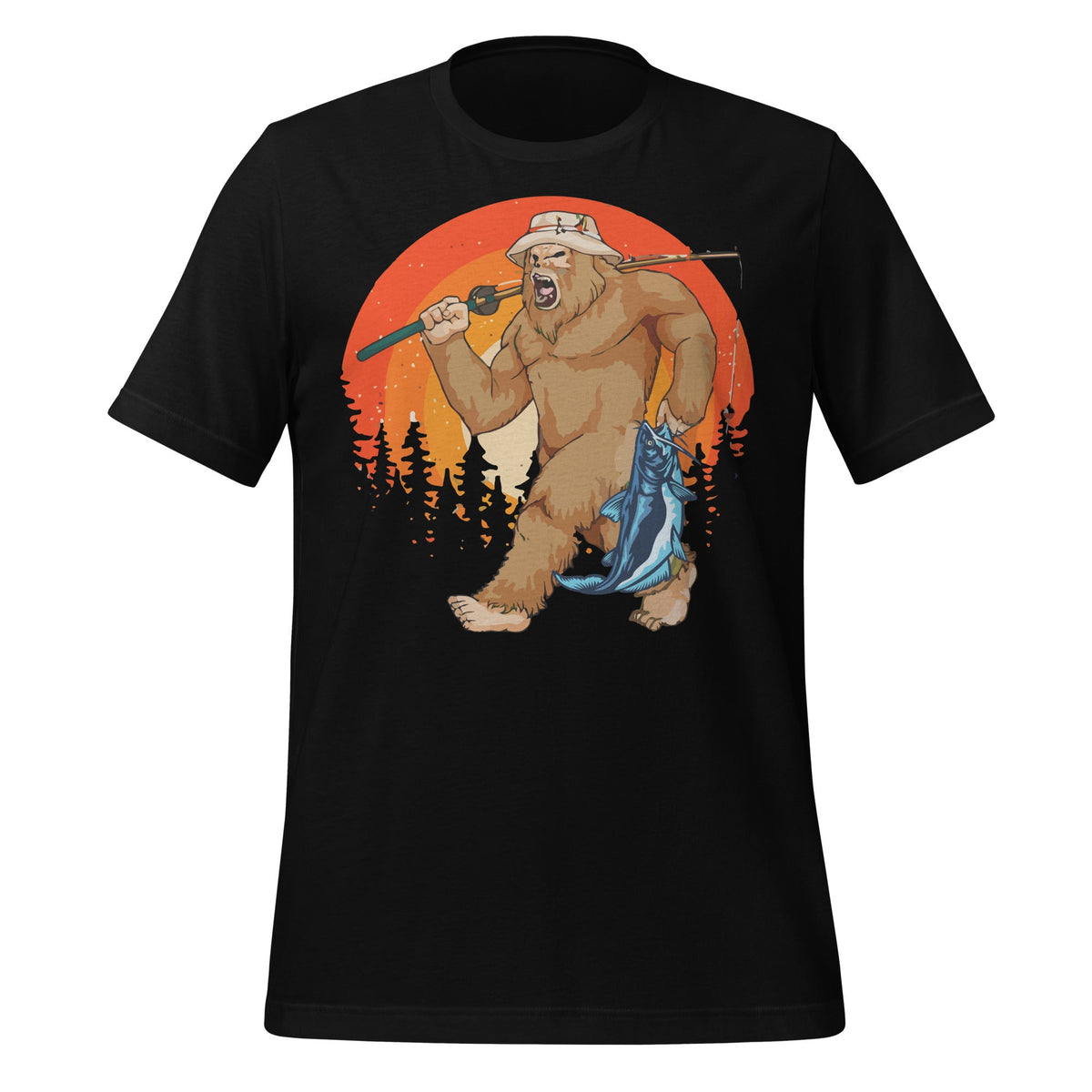 Catfishing Bigfoot Hunting Fisherman Outdoor Fishing Unisex product image 2