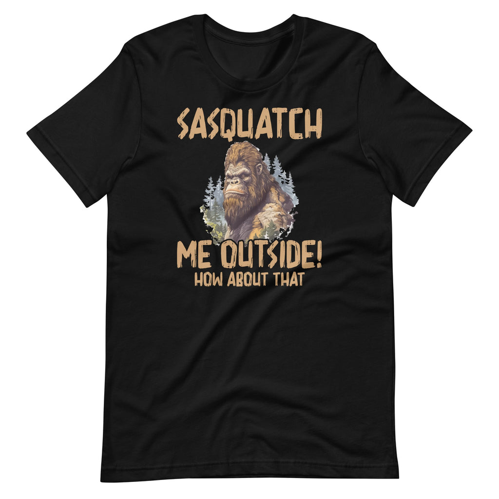 Sasquatch Me Outside Funny Bigfoot Vintage Art Unisex product image 2