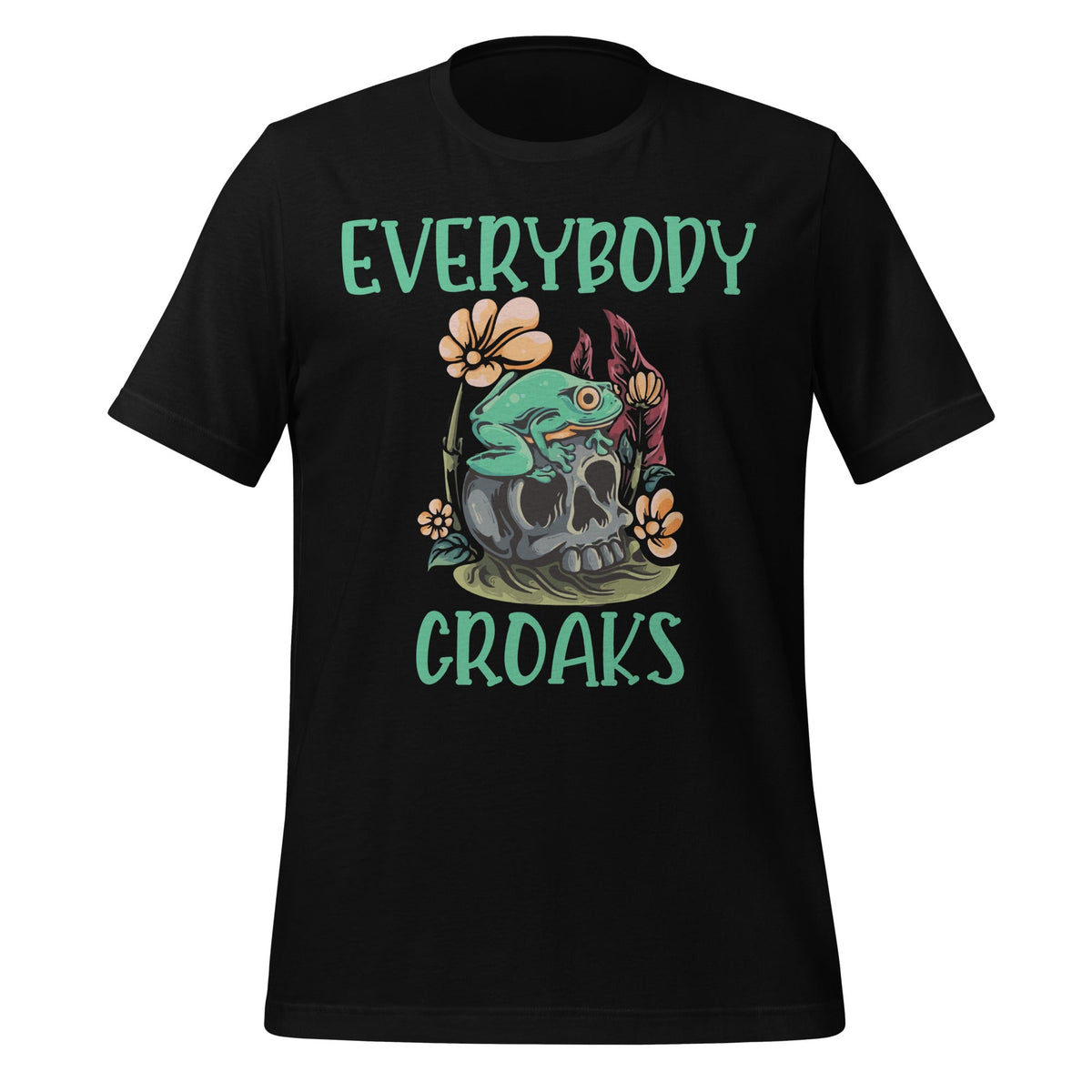 Everybody Croaks Frog Mushroom Goblinecore Art Unisex product image 1