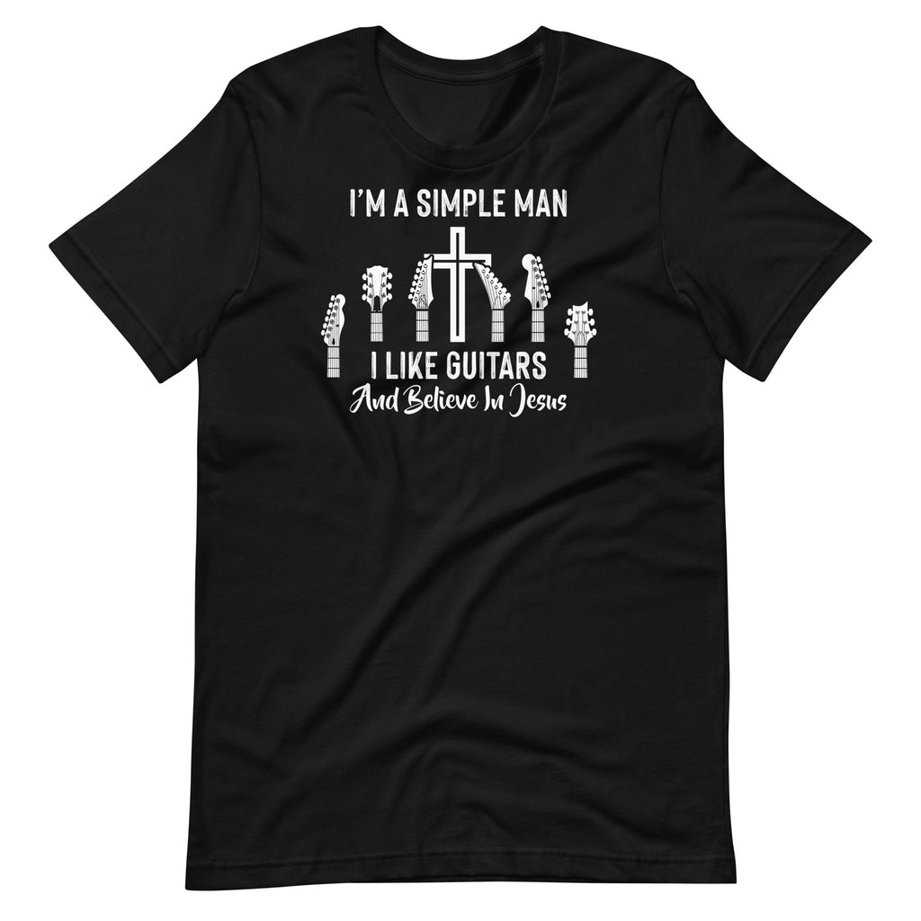 I'm A Simple Man I Like Guitars And Believe In Jesus Unisex product image 2