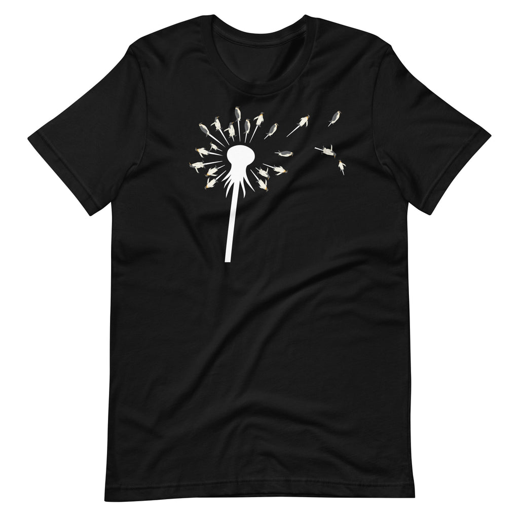 Dandelion Penguins Bird Animal Lover Unisex T-Shirt product image 2