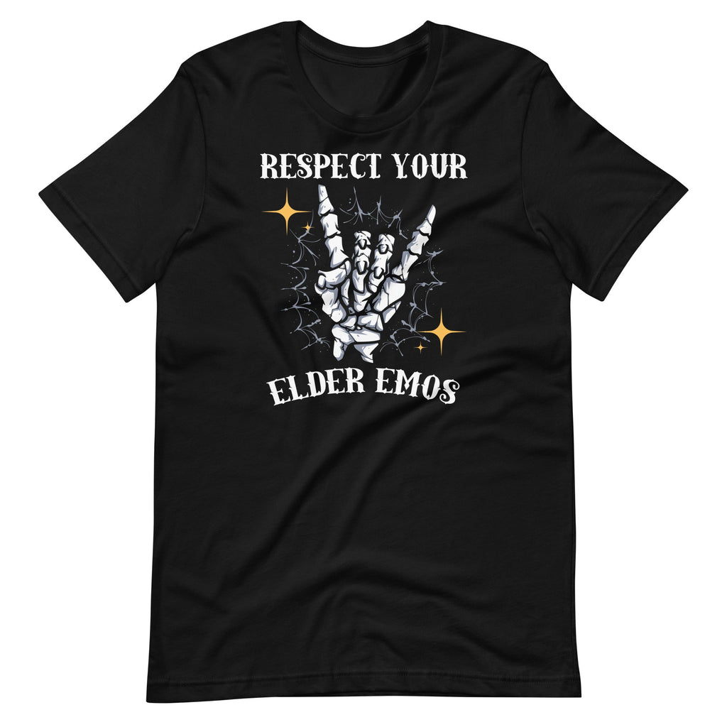 Respect Your Elder Emos Music Fans Unisex T-Shirt product image 2
