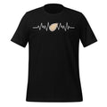 EKG Heartbeat Oyster Day Seafood Lovers Funny Unisex T-Shirt product image 1