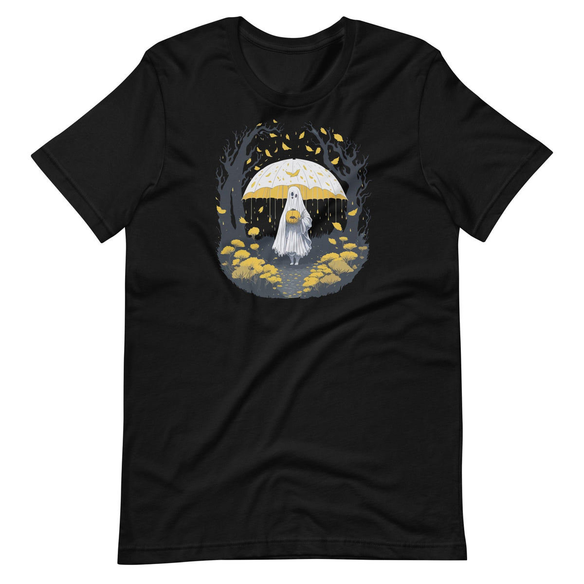 Vintage Floral Ghost Halloween In The Forest Gothic Unisex product image 2