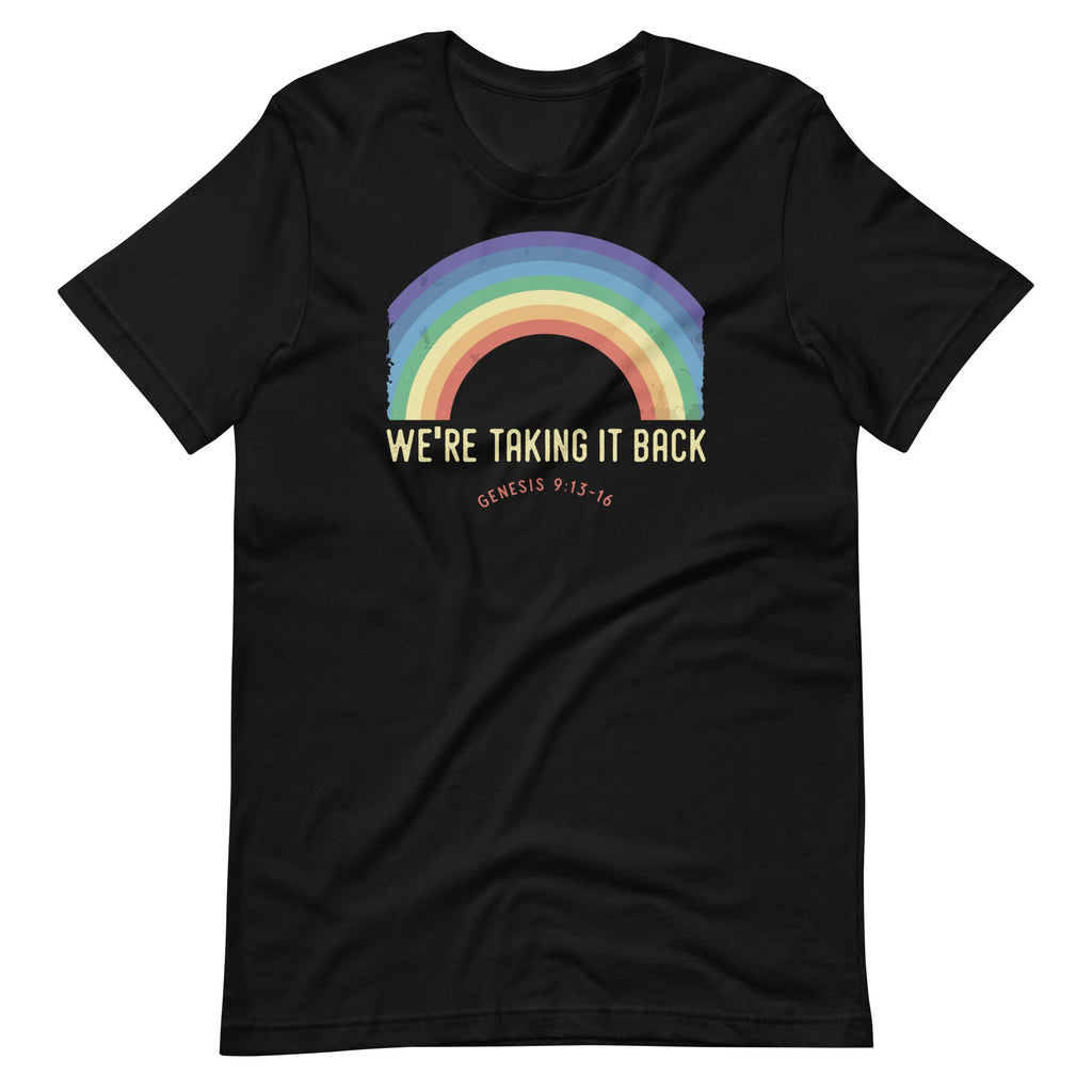 Rainbow We're Taking It Really Back Christian Bible Verse product image 2