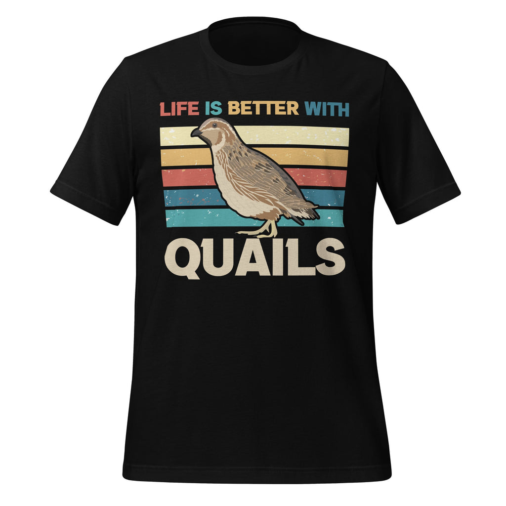 Life is Better With Quails Retro Quail Hunting Unisex product image 1