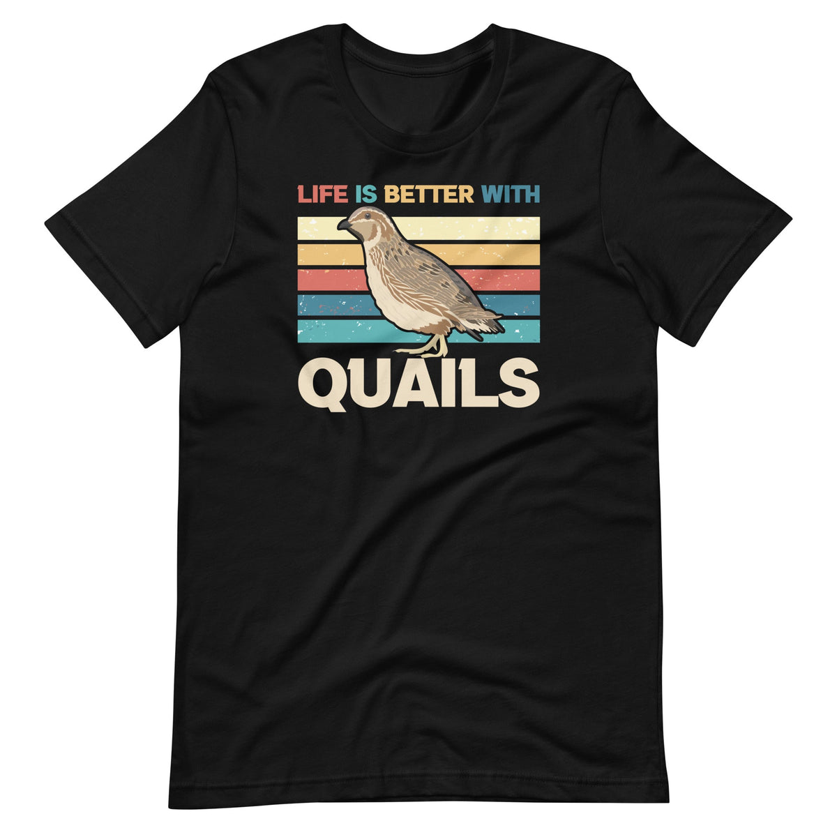 Life is Better With Quails Retro Quail Hunting Unisex product image 2