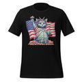 Patriotism Cat Lady Liberty Freedom Independence Unisex product image 1