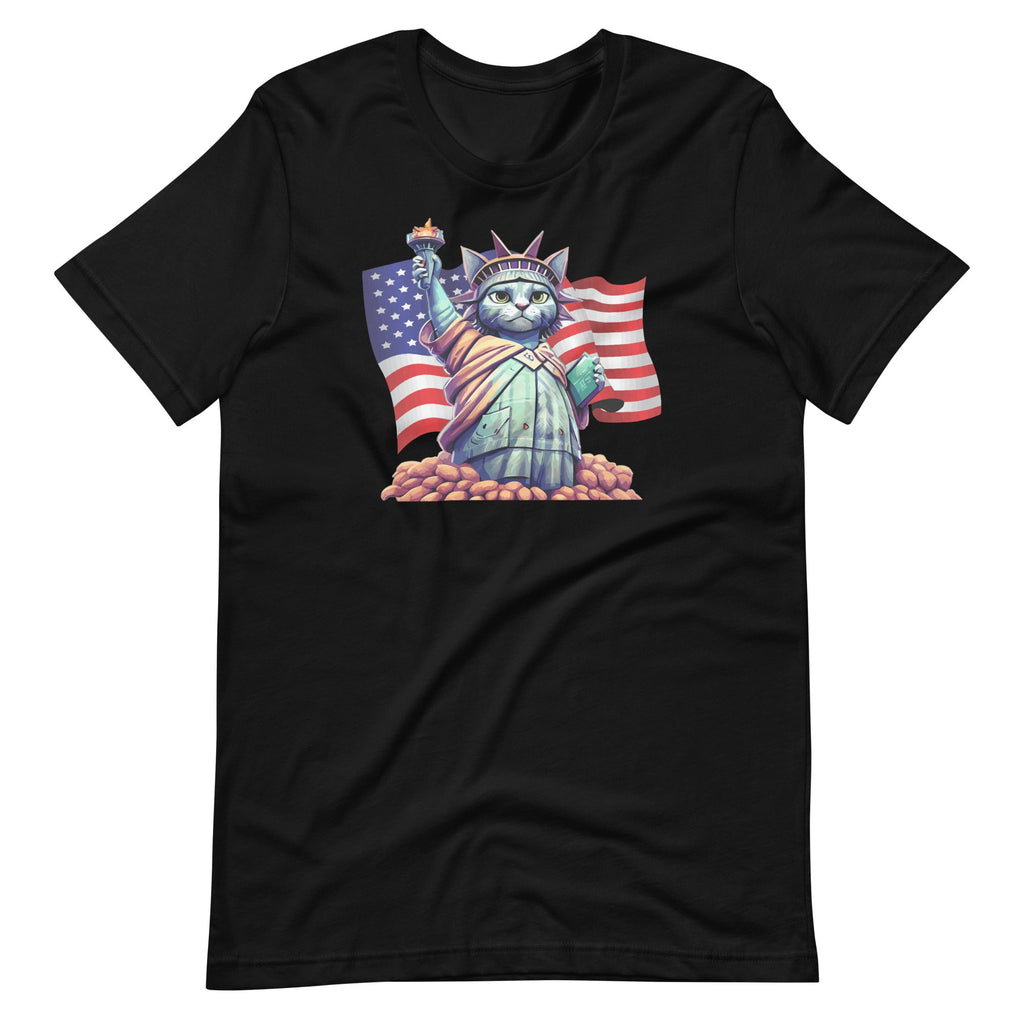 Patriotism Cat Lady Liberty Freedom Independence Unisex product image 2