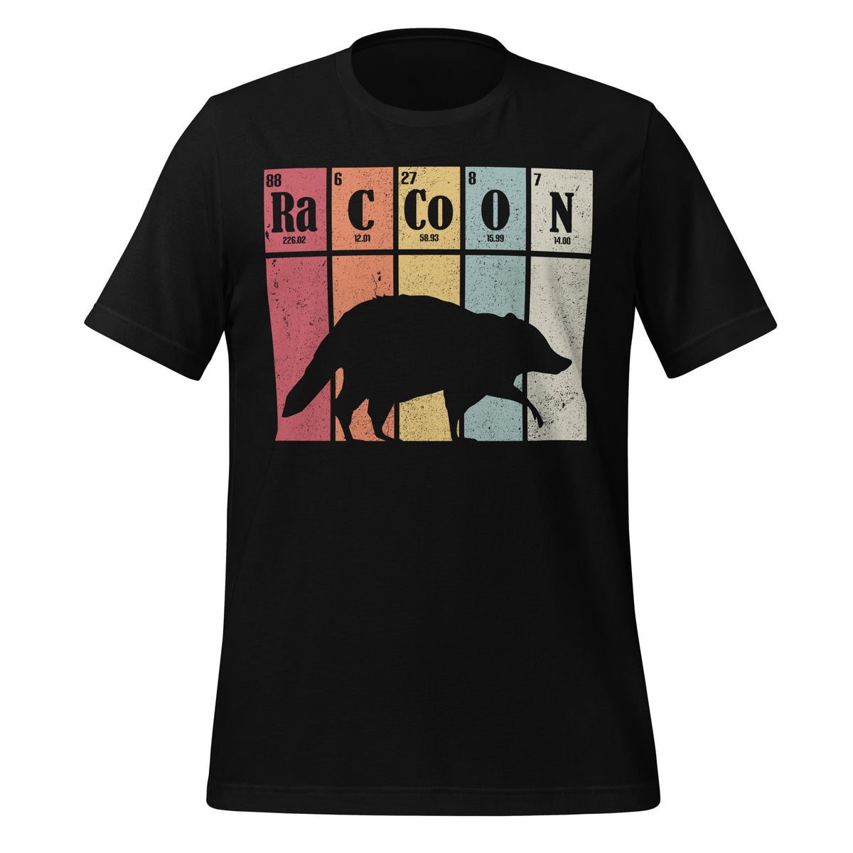 Raccoon Periodic Table Elements Vintage Nerd Chemistry product image 1