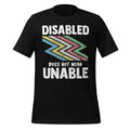 Disability Does Not Equal Unable Pride Month Unisex T-Shirt product image 1
