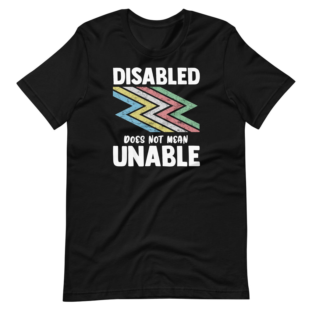 Disability Does Not Equal Unable Pride Month Unisex T-Shirt product image 2