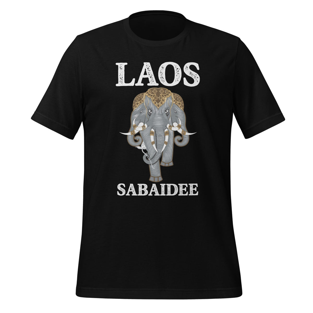 3 Headed Erawan Elephant Funny Laotian Vacation Souvenir product image 1
