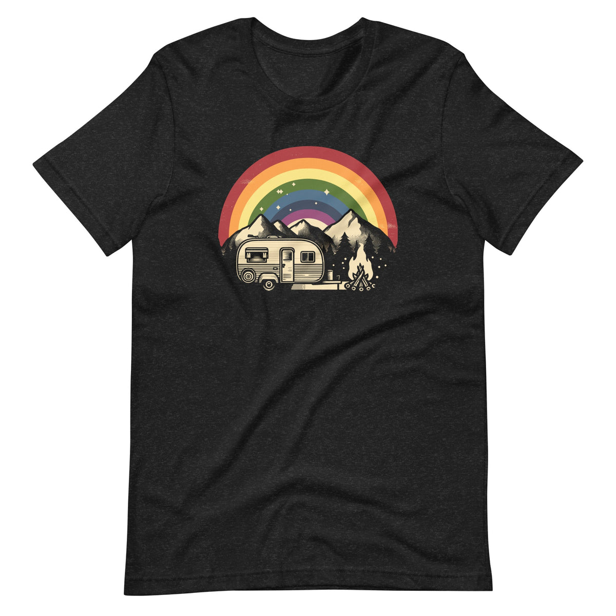 LGBT Camping Rainbow Gay Flag Pride Camper Month Unisex product image 2