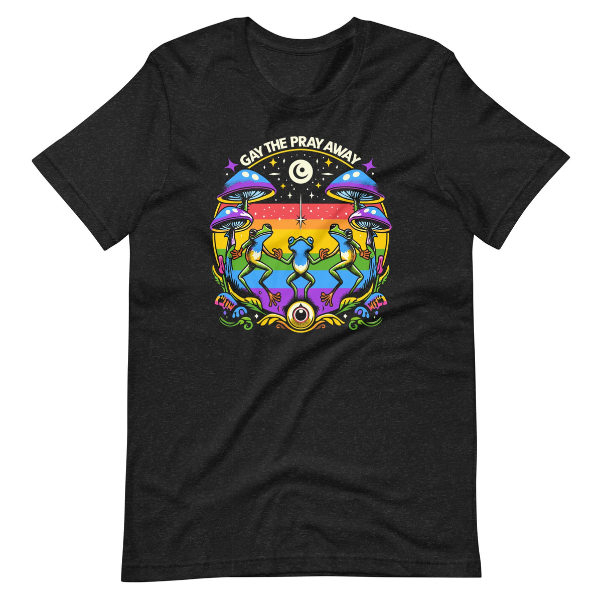 Gay Pray Away Frog Rainbow LGBT Lesbian Pride Month Unisex product image 2