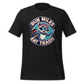 Run Miles Eat Trash Funny Raccoon Graphic Art Unisex T-Shirt product image 1
