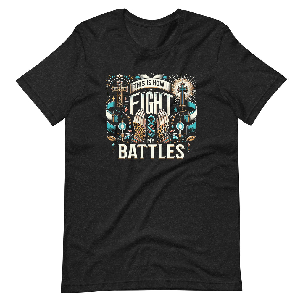 This Is How I Fight My Battles Leopard Cross Christian product image 2
