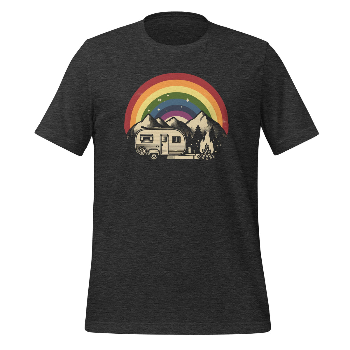 LGBT Camping Rainbow Gay Flag Pride Camper Month Unisex product image 5