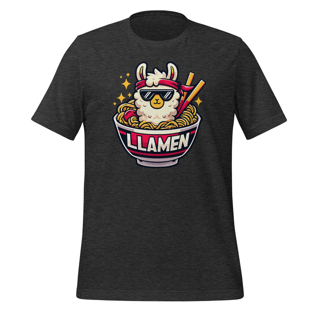 Funny Llamen Llama Ramen Anime Kawaii Eating Noodles Unisex product image 5