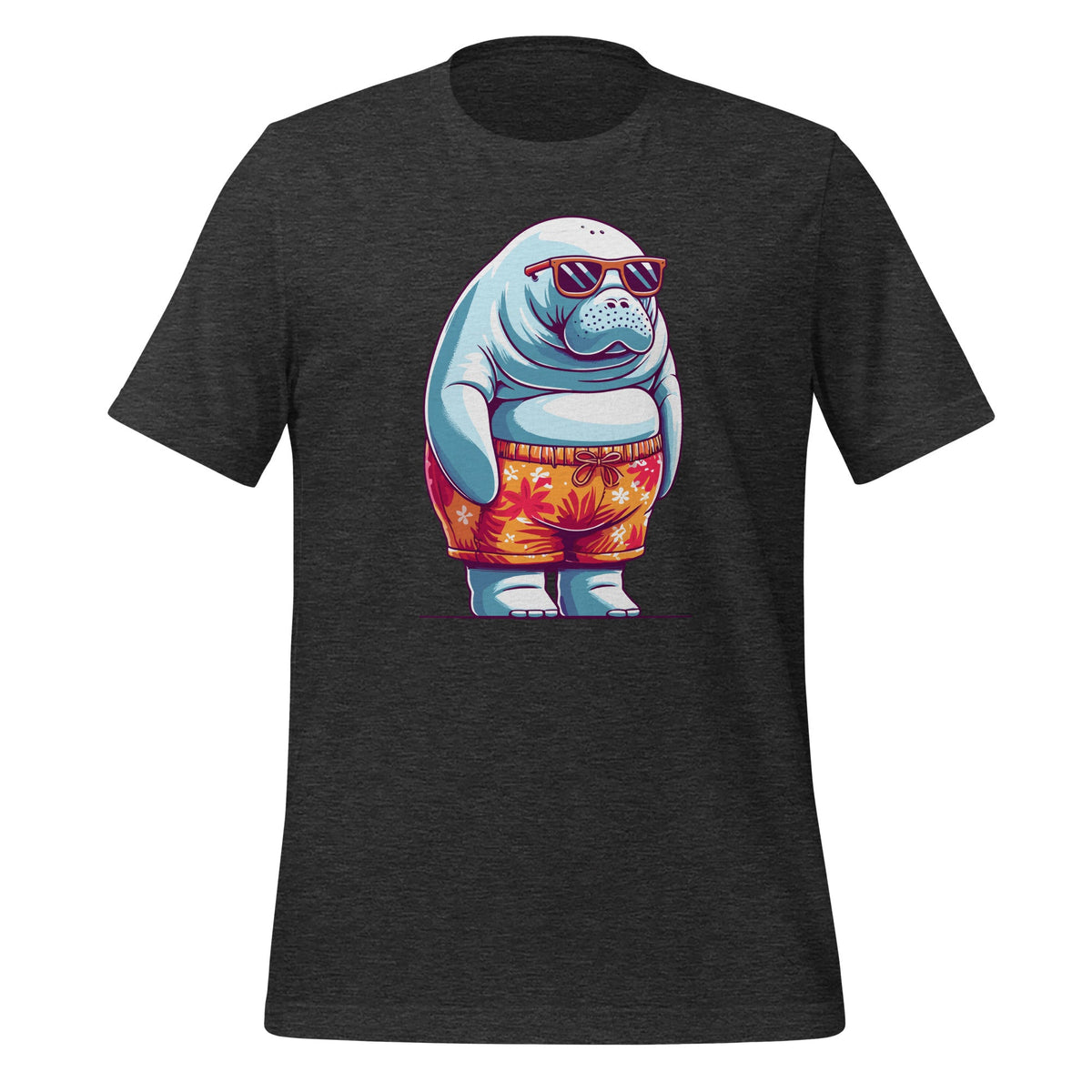 Plump Manatee With Funny Swim Trunks Animal Art Unisex product image 5