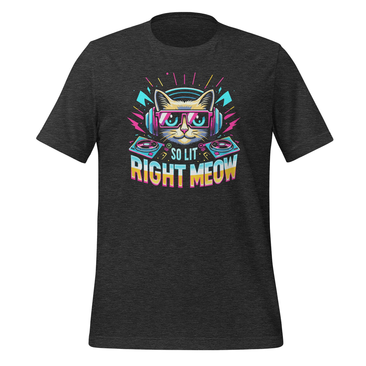 DJ Cat So Lit Right Meow EDM Techno Rave Party Festival product image 5