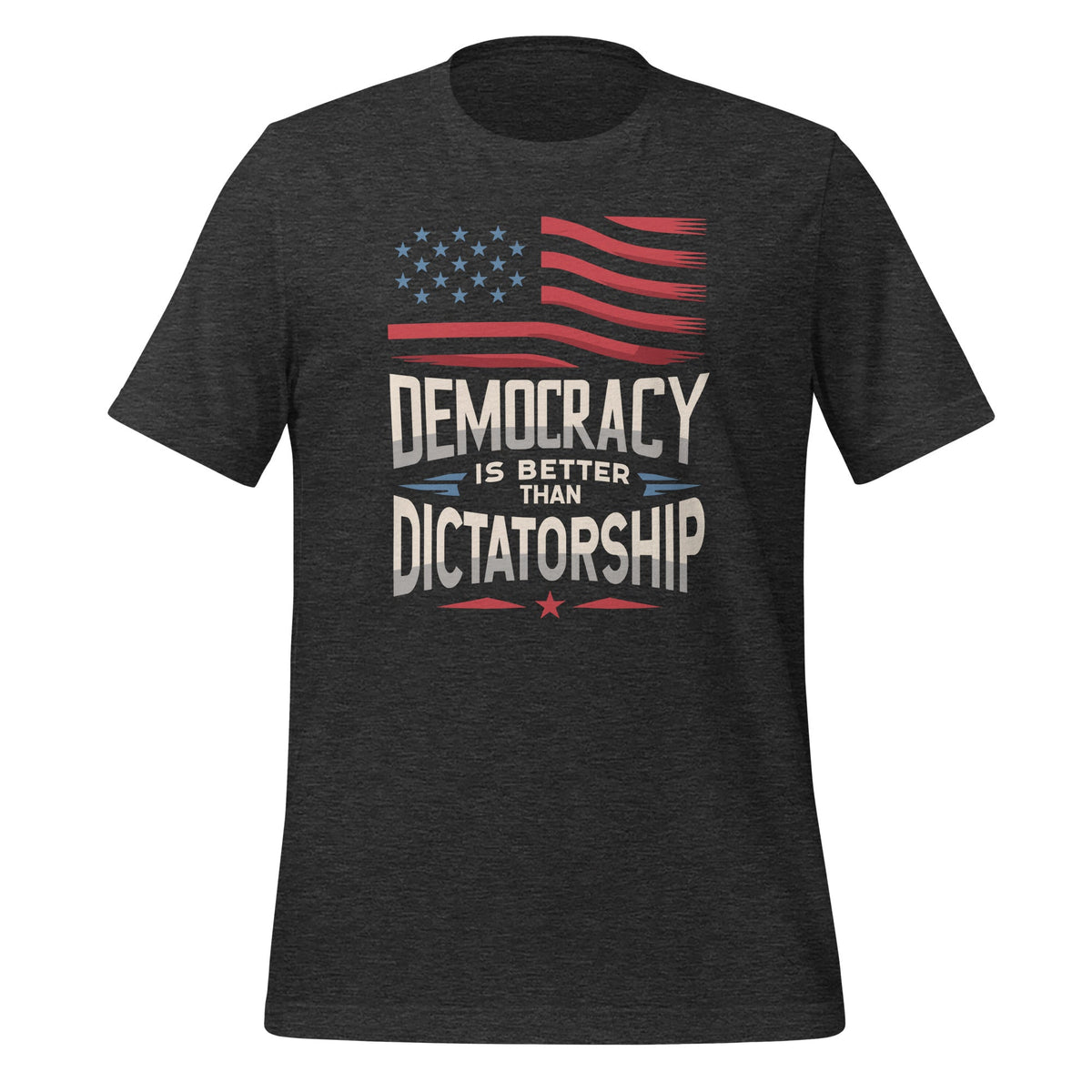 Democracy Is Better Than Dictatorship USA American Flag product image 5