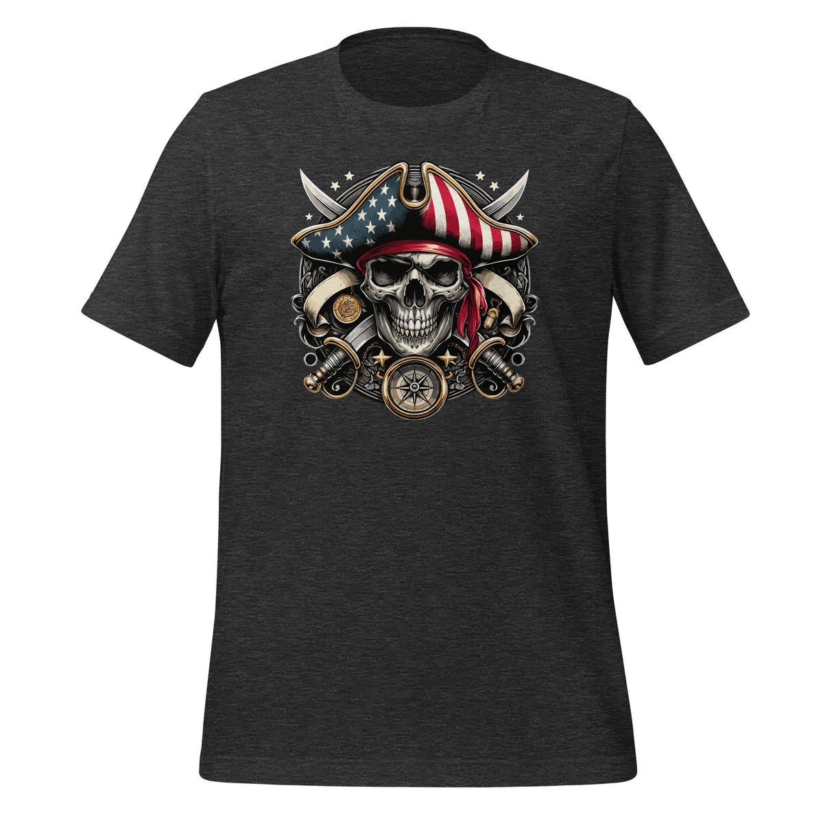 Pirate 4th of July American Flag USA America Funny Unisex product image 5