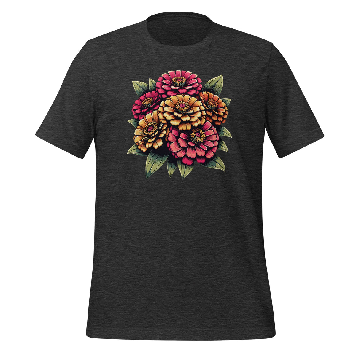 Cool Multicolor Zinnias Flowers Plants Garden Fans Unisex product image 5