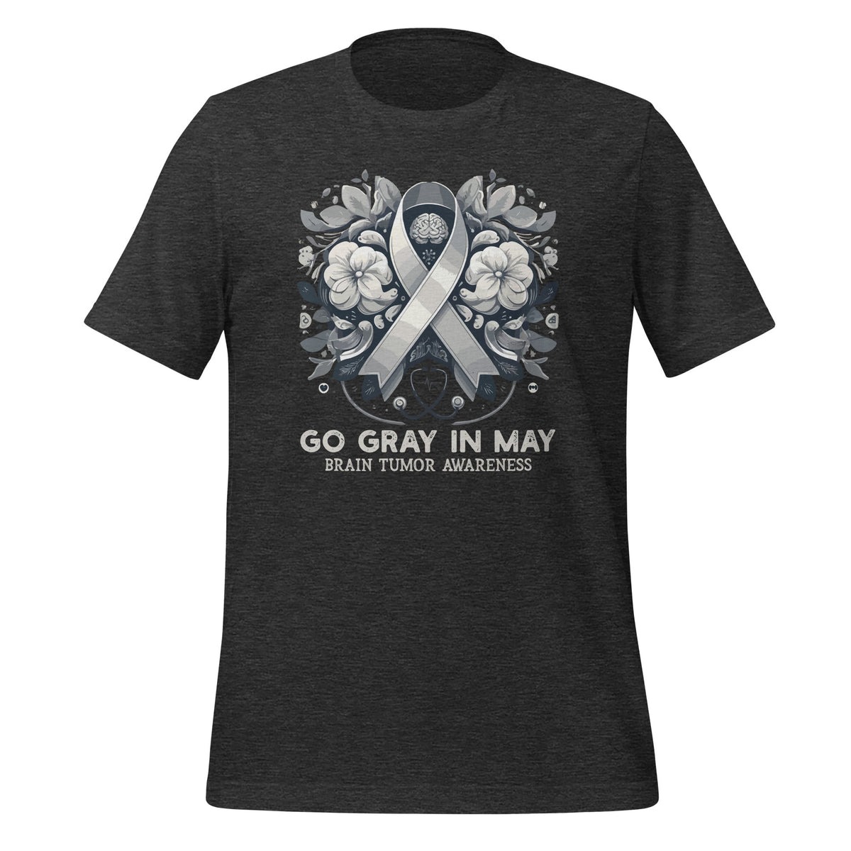 Go Gray In May Brain Tumor Cancer Awareness Day Grey Ribbon product image 5