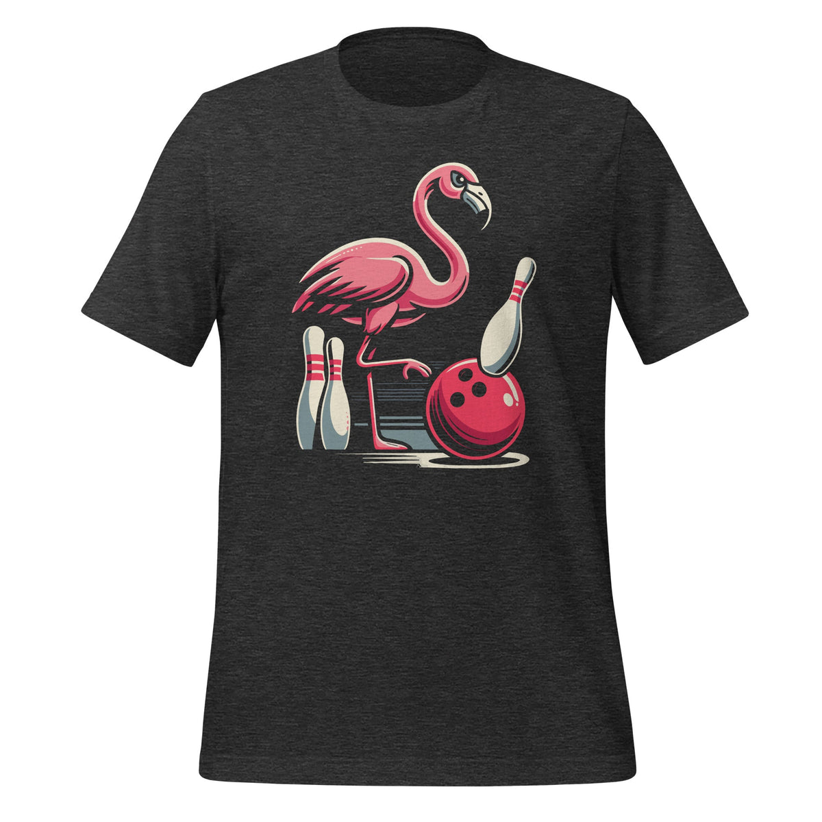 Funny Bird Flamingo Bowling Pin Bowl Bowler Players Unisex product image 5