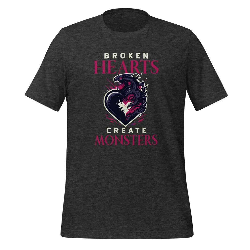 Broken Hearts Create Monsters Funny Quote Saying Unisex product image 5