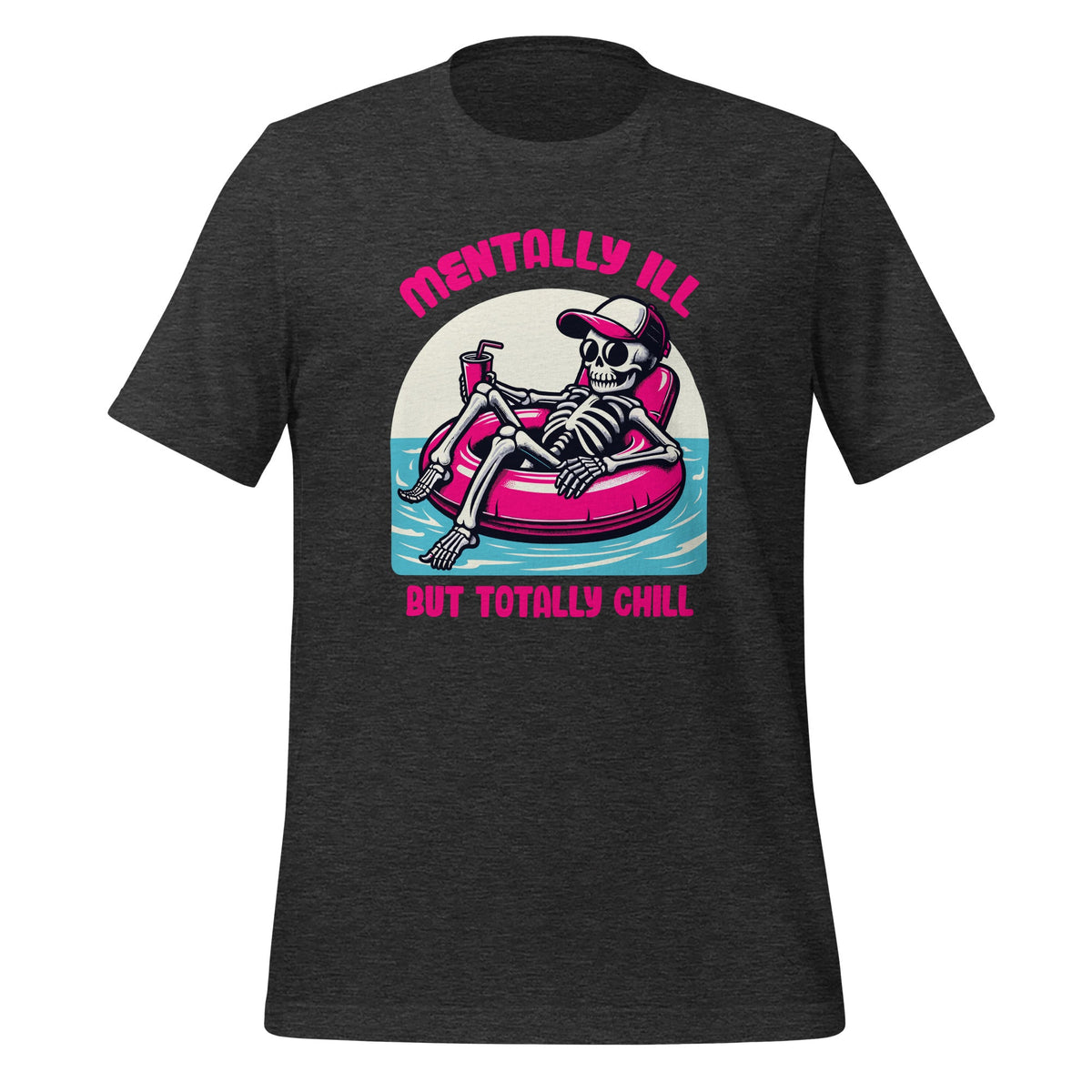 Mentally Ill But Totally Chill Funny Mental Health Skeleton product image 5