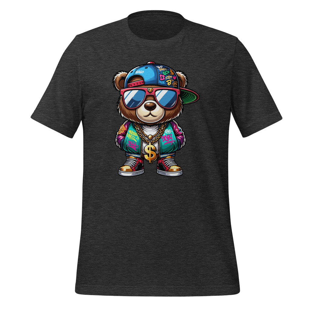 Cute Hip Hop Bear 90 Art Graffiti Fans Lovers Unisex T-Shirt product image 5