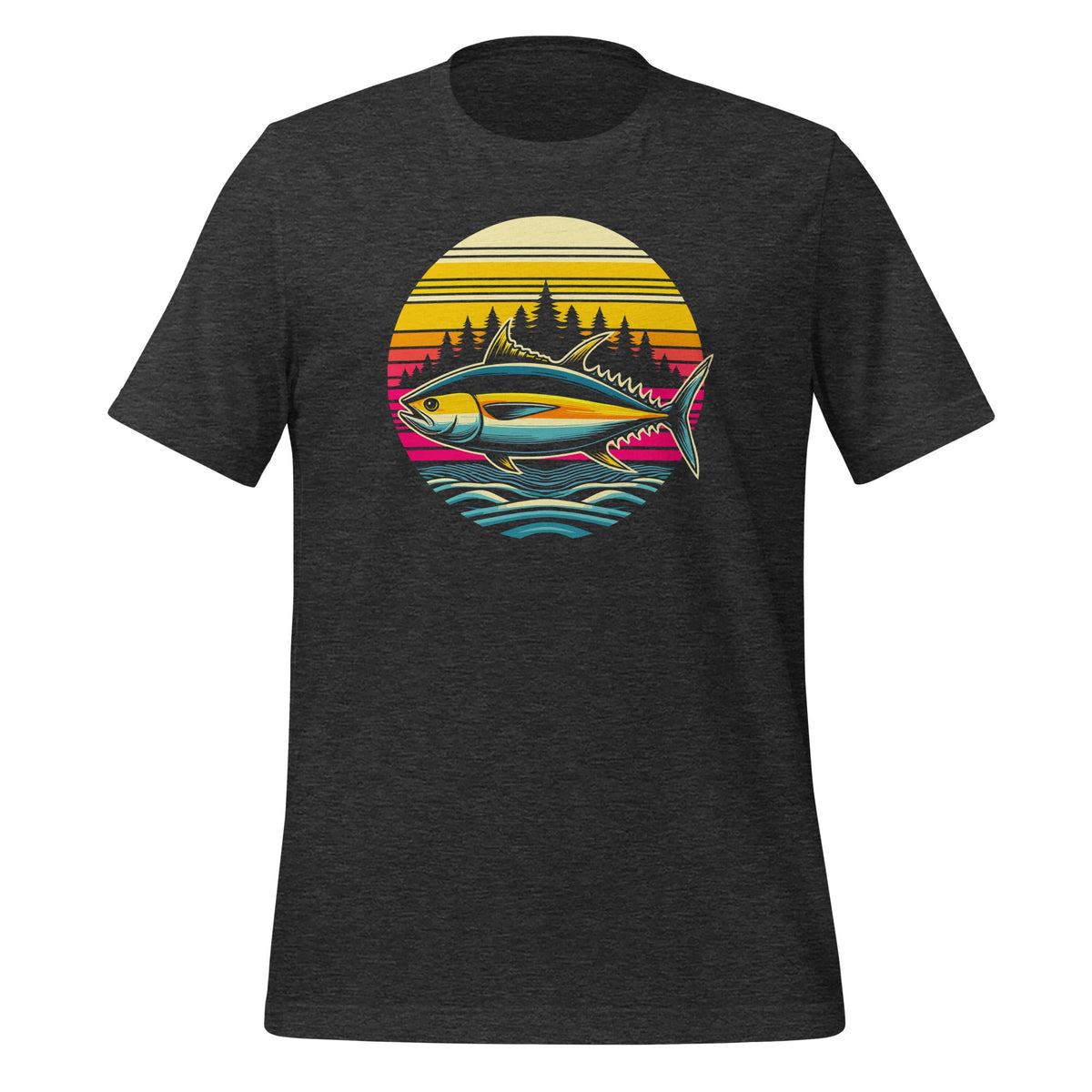 Tuna Fishing Sunset Retro Style Vintage 80s 70s Unisex product image 5
