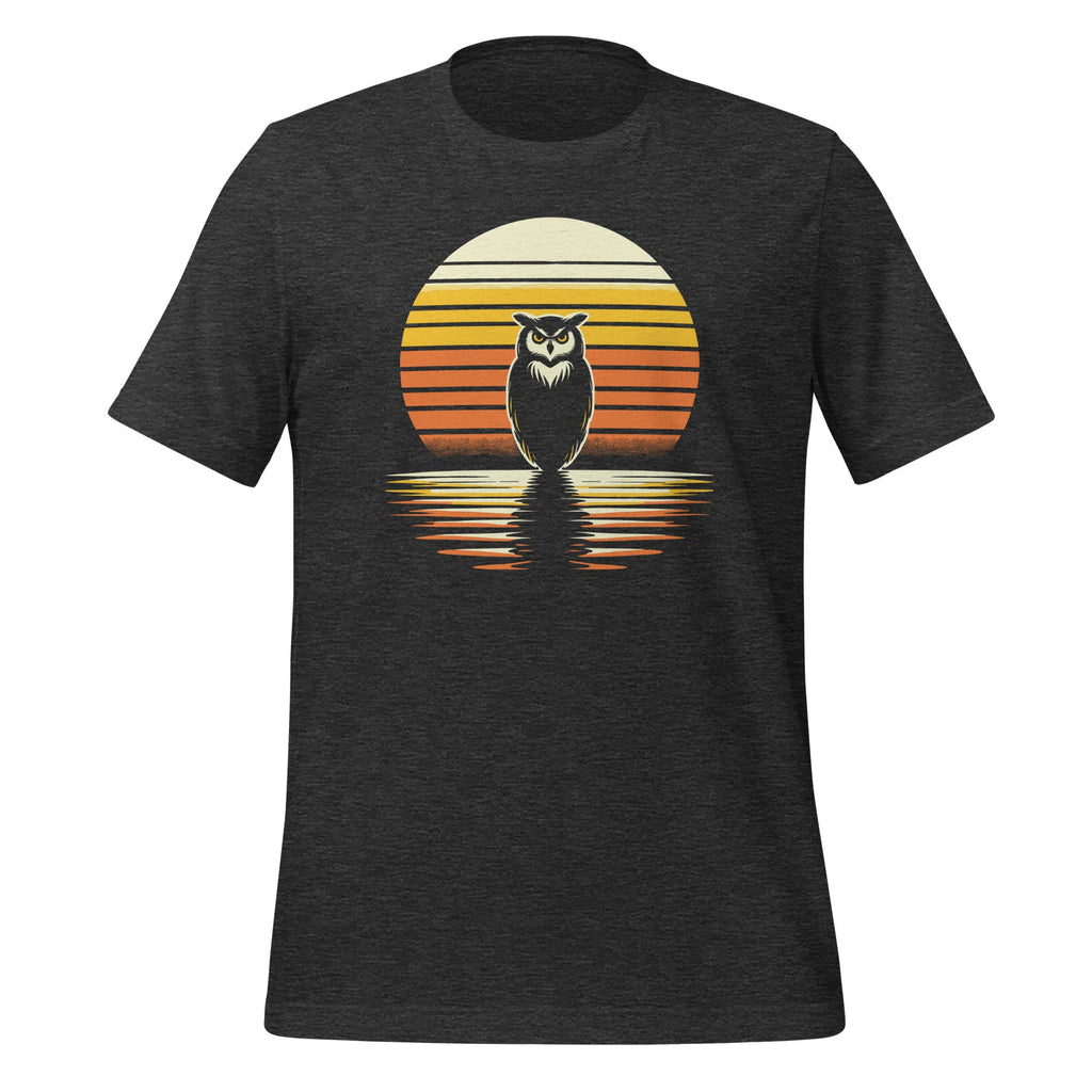 Owl Bird Sunset Retro Style Safari Vintage 70s Unisex product image 5