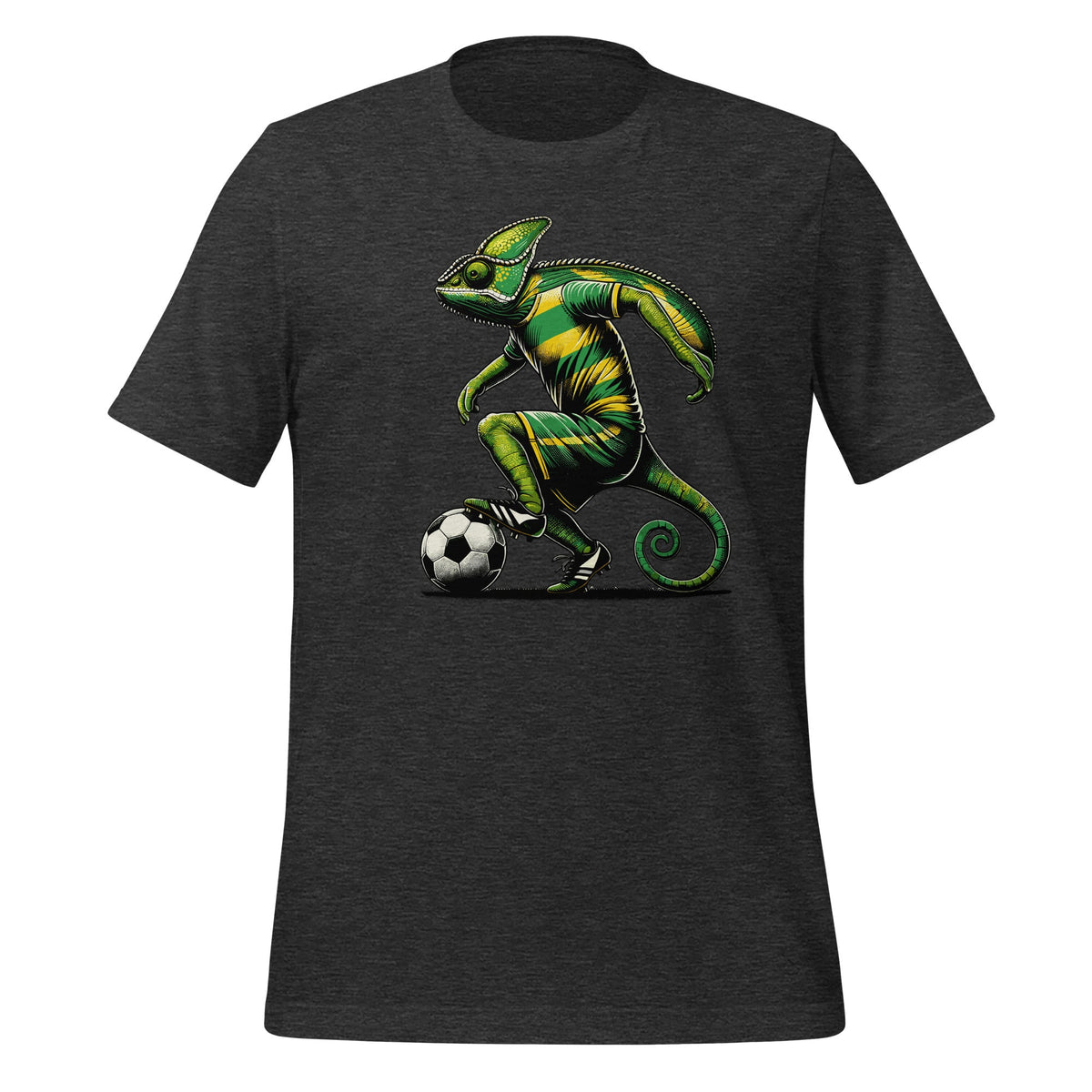 Chameleon Lizards Soccer Player Reptile Pet Unisex T-Shirt product image 5