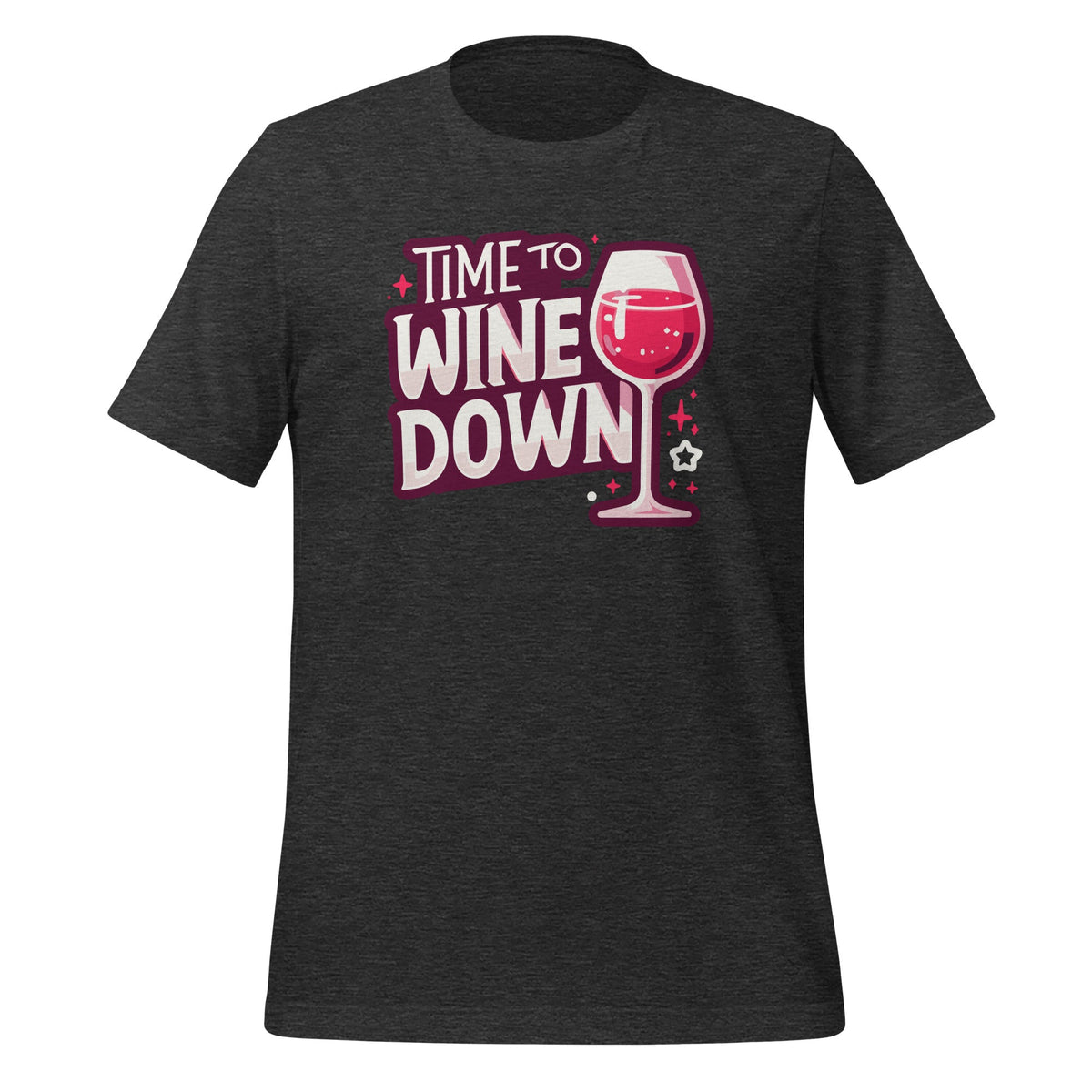 Time To Wine Down Funny Drinking Relaxation Day Unisex product image 5